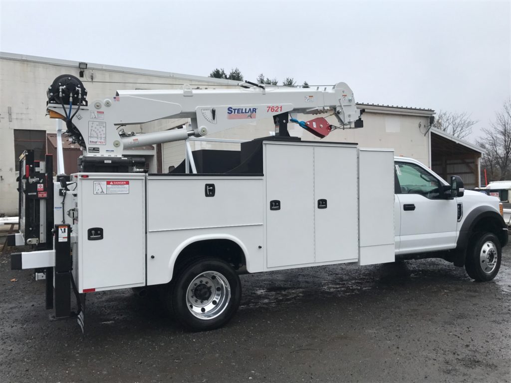 Stellar Crane white truck